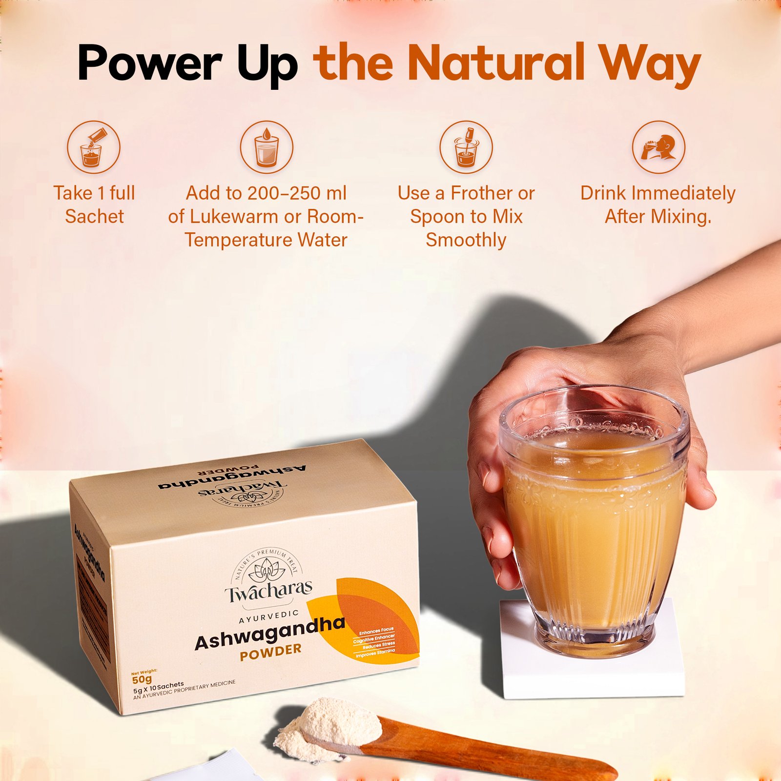Twacharas Ashwagandha Powder - Image 3
